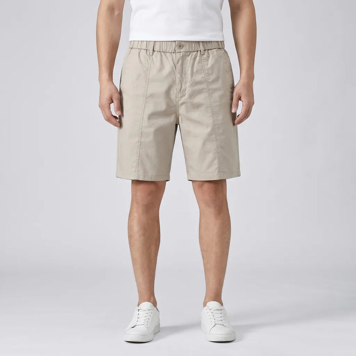 Khaki Leopold Slim Fit Shorts 2