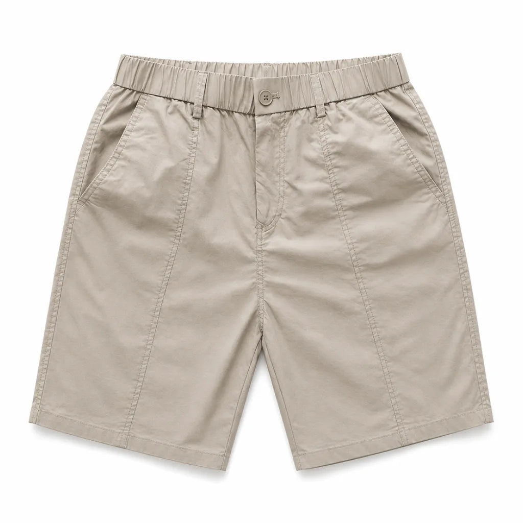 Ethan Slim Fit Shorts - Color:Khaki;Size:S