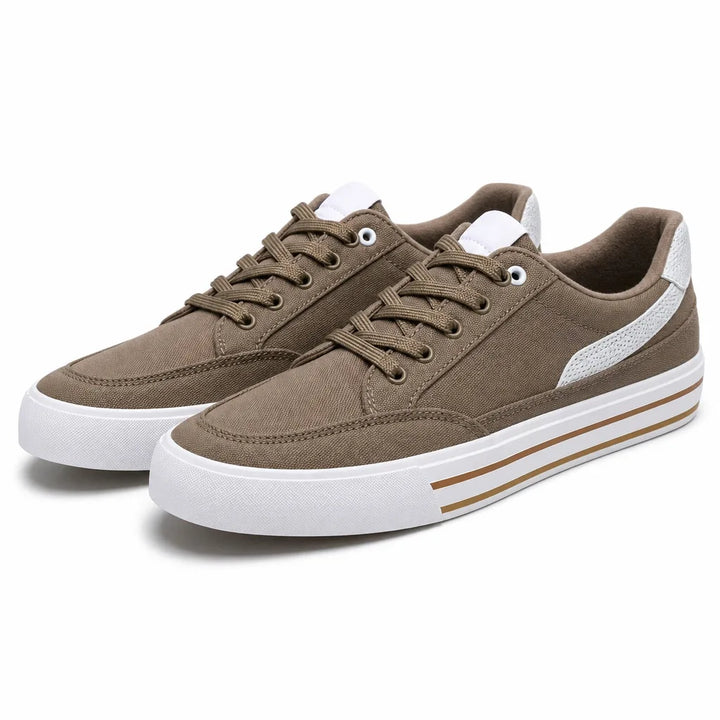 Finch Lace-Up Sneakers - Color:Brown;Size:40