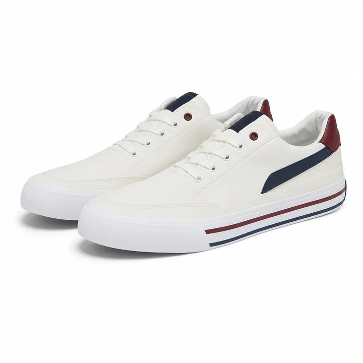 Finch Lace-Up Sneakers - Color:White;Size:38