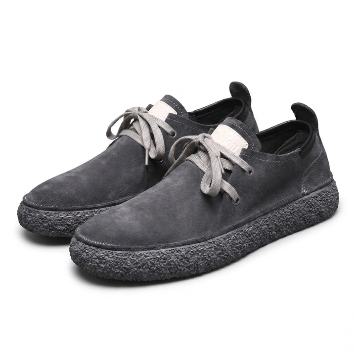 Finley Cooper Suede Sneakers - Color:Gray;Size:38