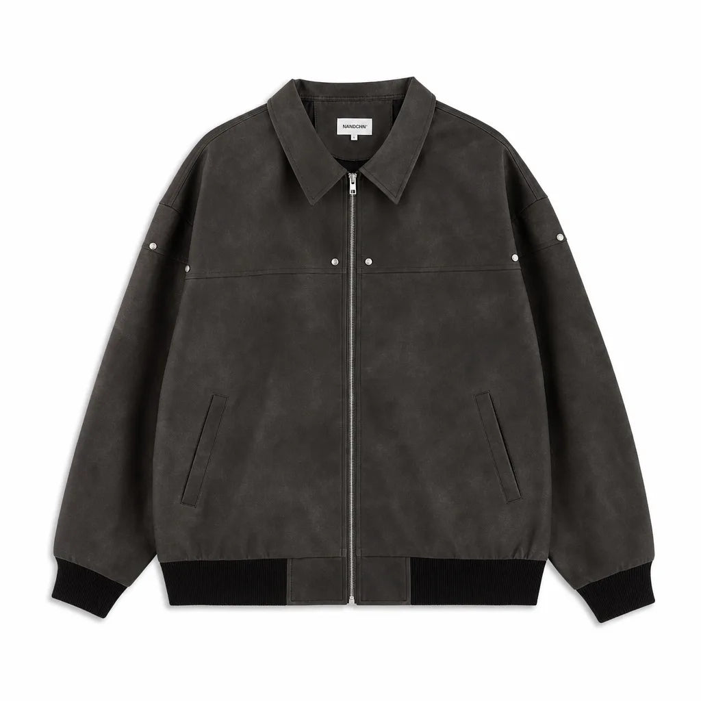 Forrester Relaxed Zip Jacket - Color:Black;Size:L
