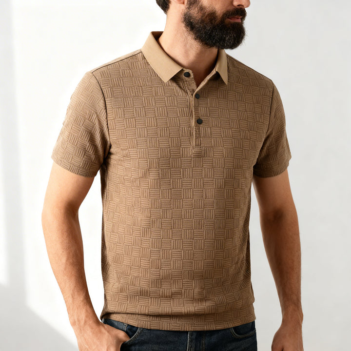McCrae Jacquard Polo
