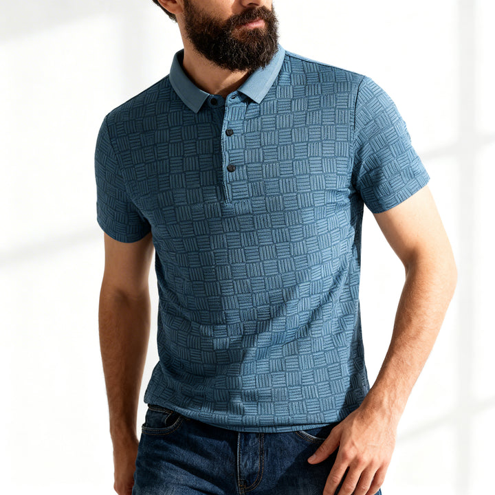 McCrae Jacquard Polo