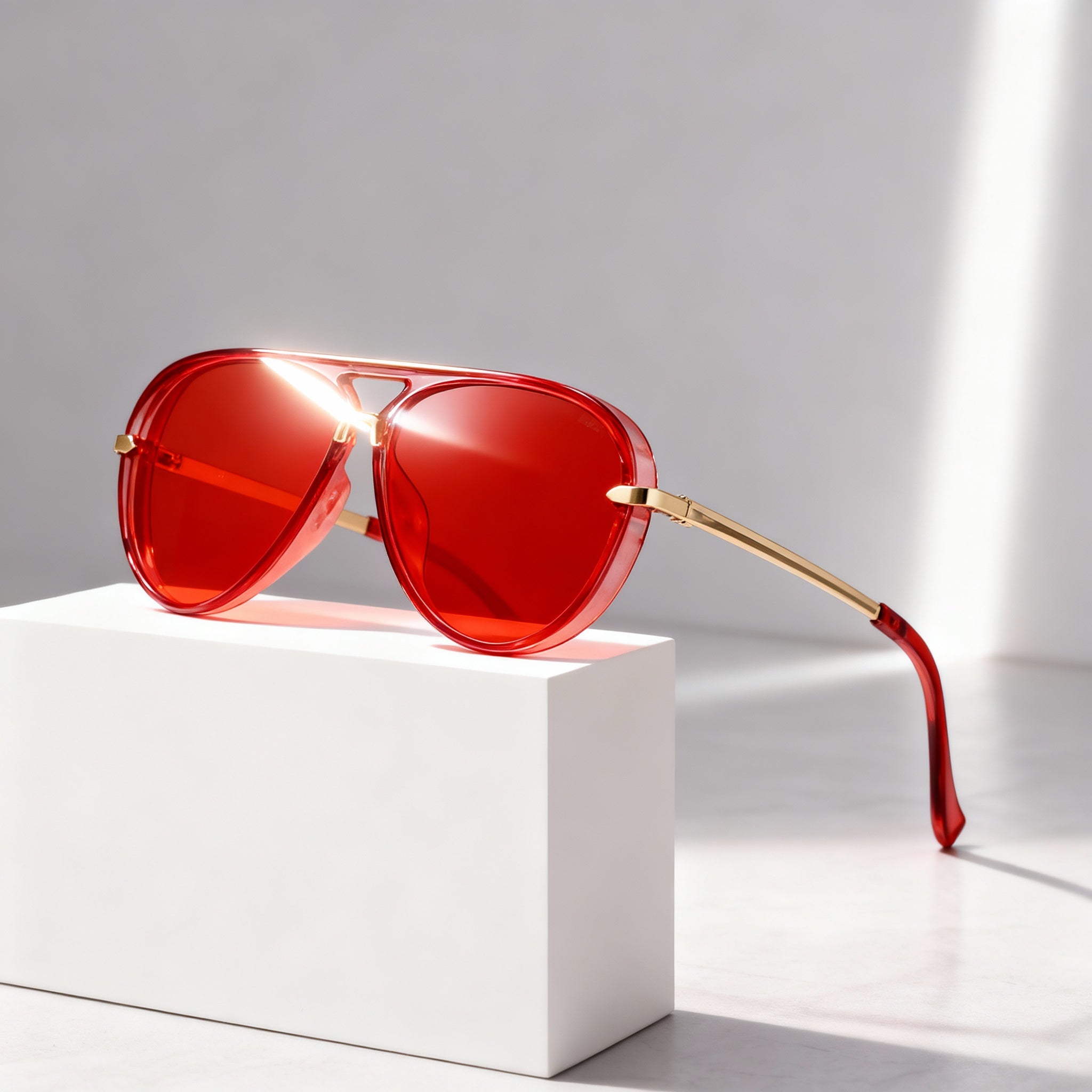 Carmine Aviator Shades – Boston Hills