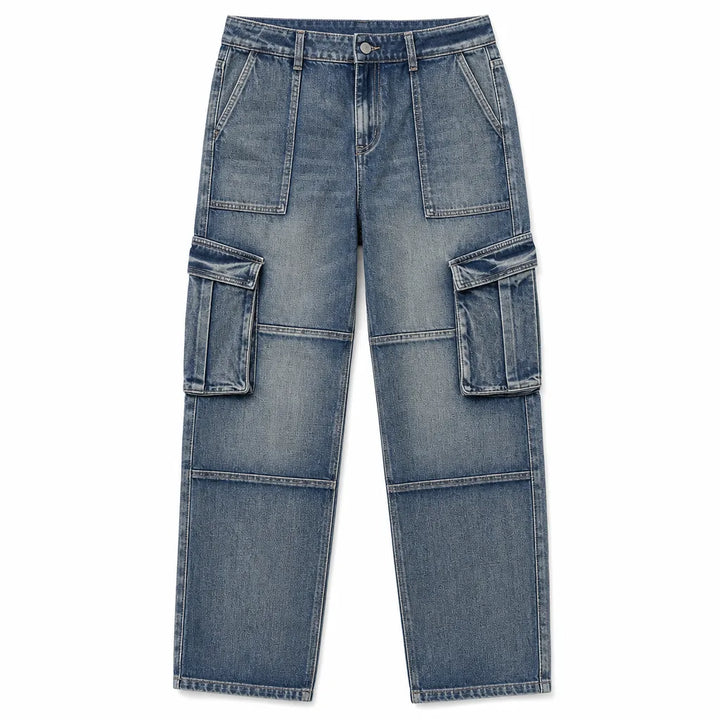 Gabriel Cargo Jeans - Color:Blue;Size:28