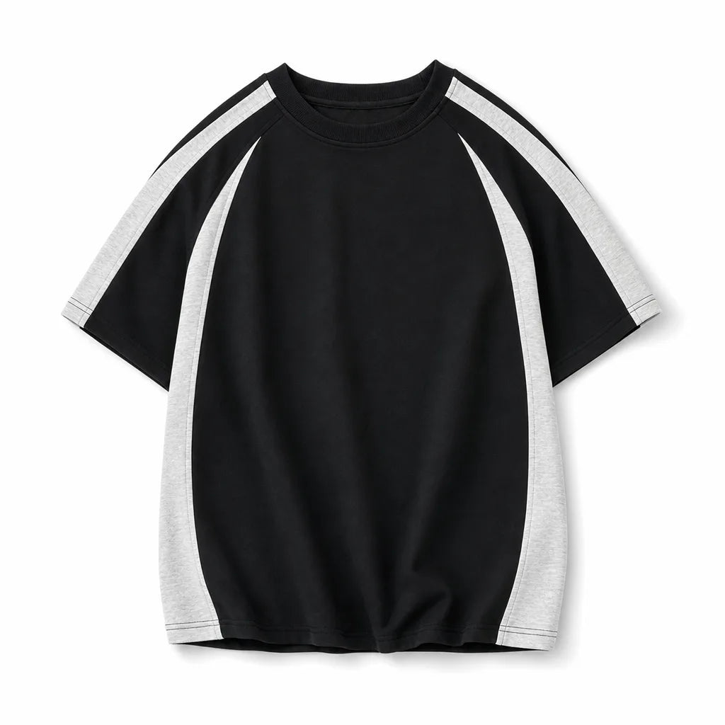 Gabriel Colorblock T-Shirt - Color:Black;Size:S