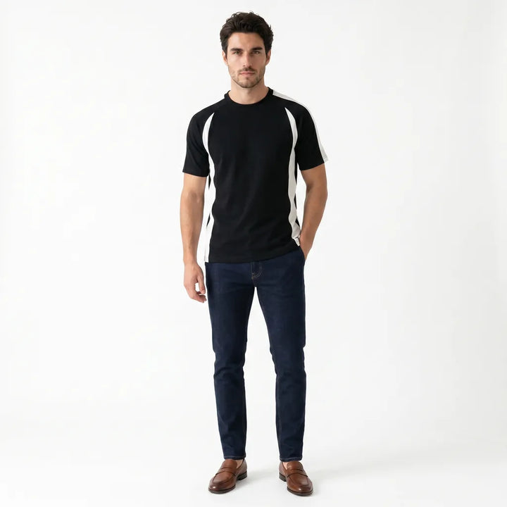 Men's Black Rosenthal Colorblock T-Shirt