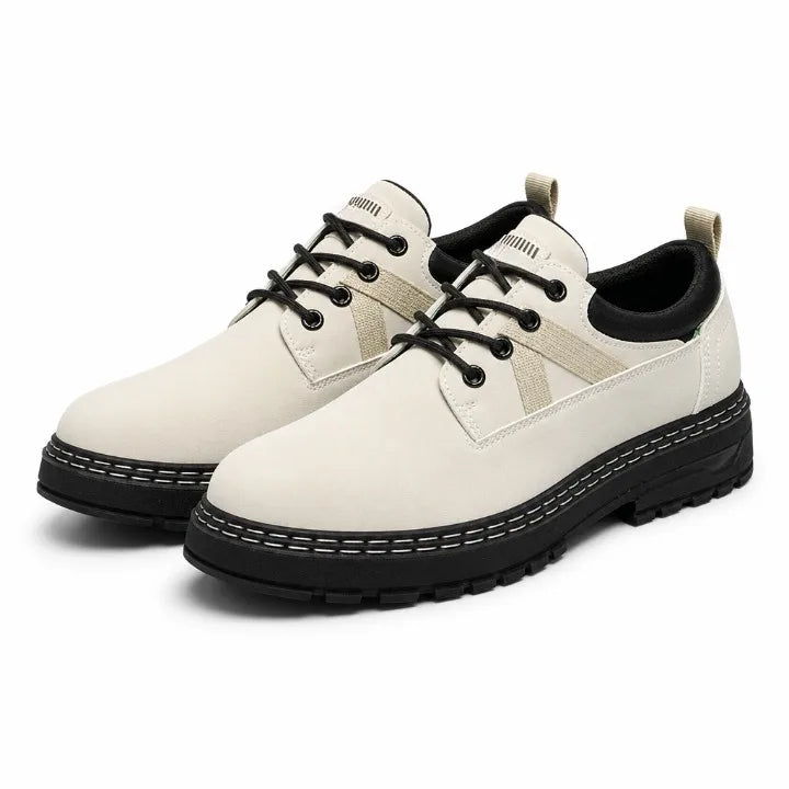 Gabriel Lace-Up Shoes - Color:Beige;Size:39
