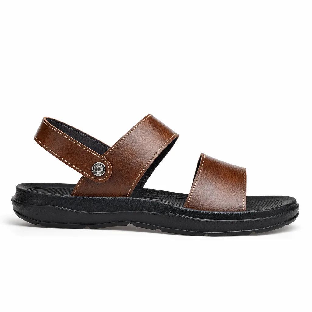 Men's Brown Driscoll Leather Sandals