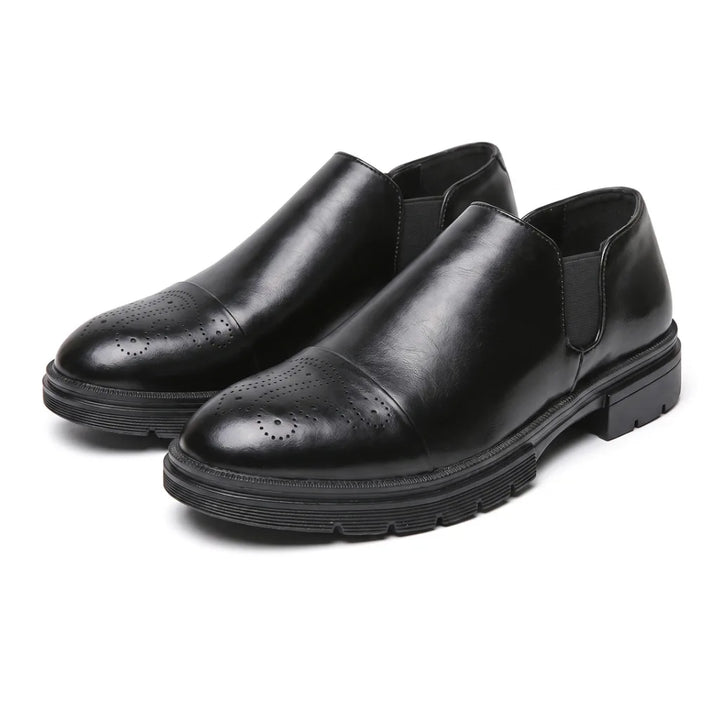 Garrick Slip-On Shoes - Color:Black;Size:38