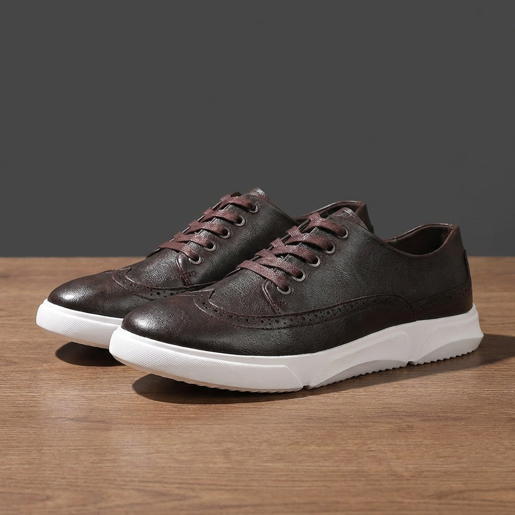 Lucas Bennett Court Sneakers