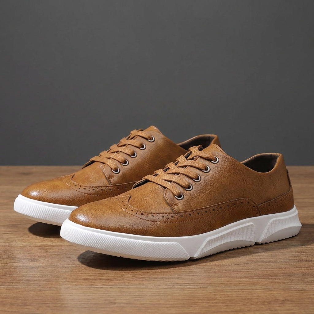 Lucas Bennett Court Sneakers