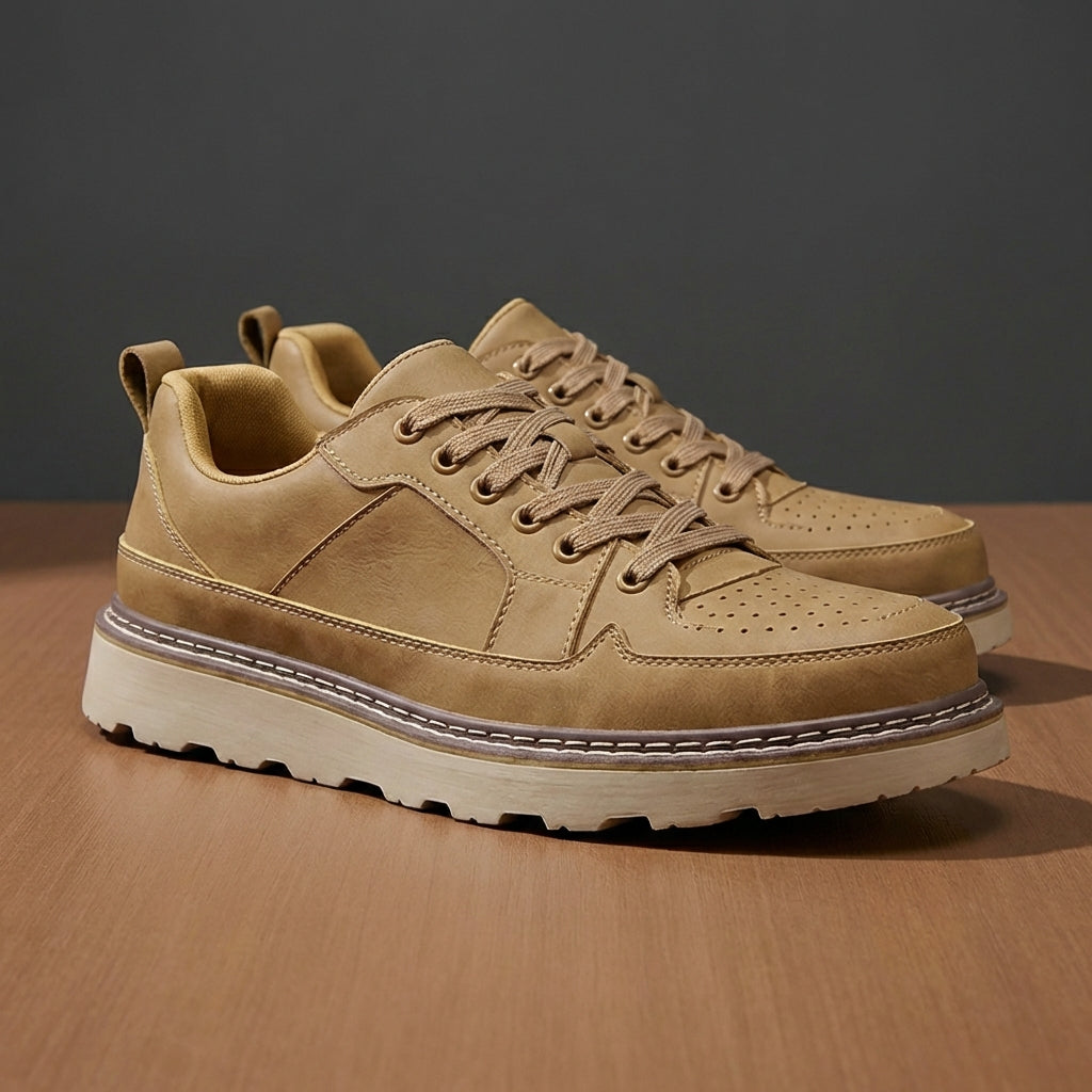 Nathan Cole Leather Sneakers