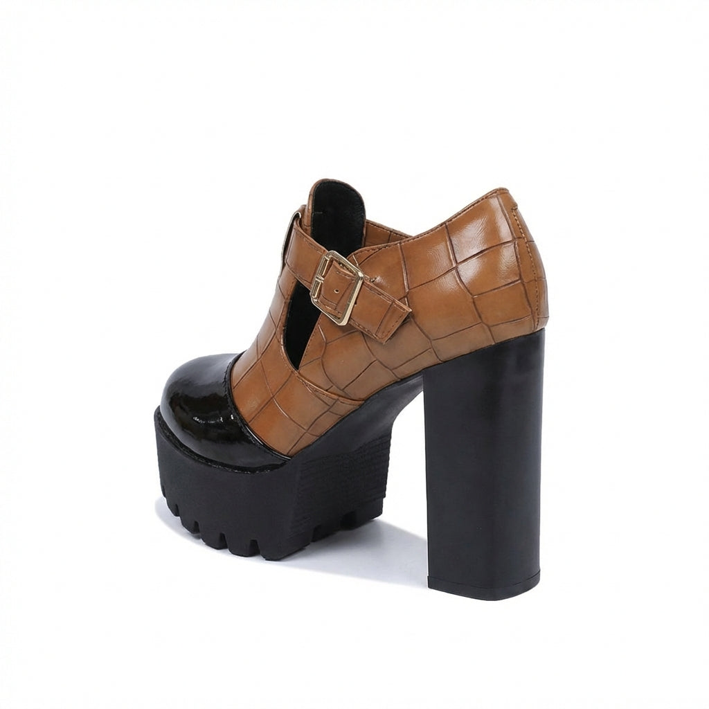 Celestine Linea Block Heels- leo