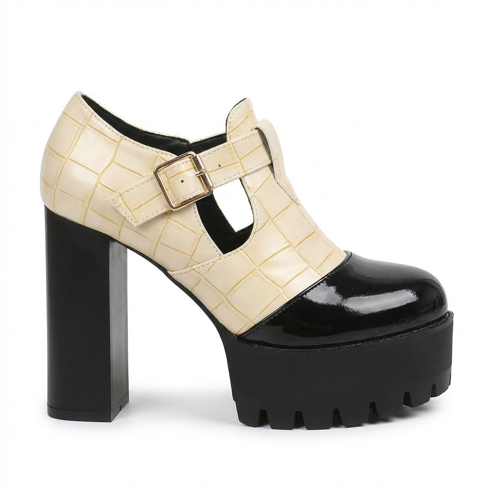 Celestine Linea Block Heels- leo