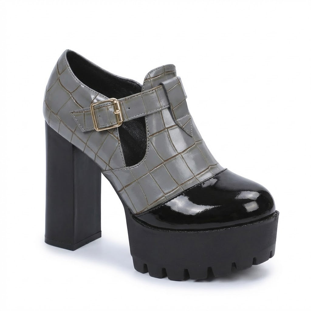 Celestine Linea Block Heels- leo