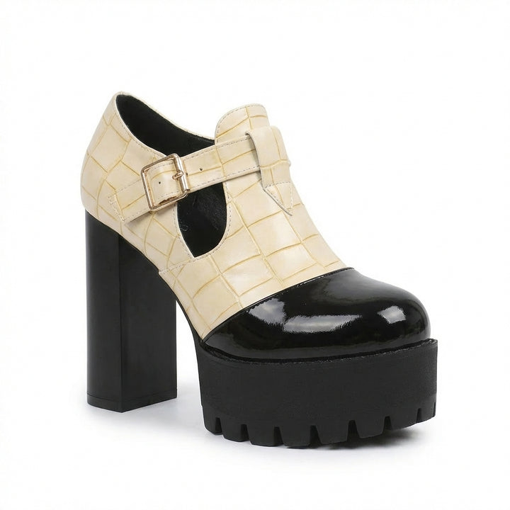 Celestine Linea Block Heels- leo