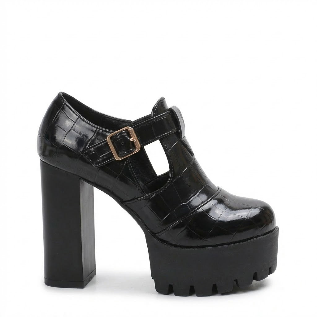 Celestine Linea Block Heels- leo