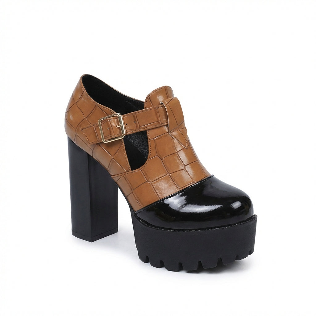 Celestine Linea Block Heels- leo
