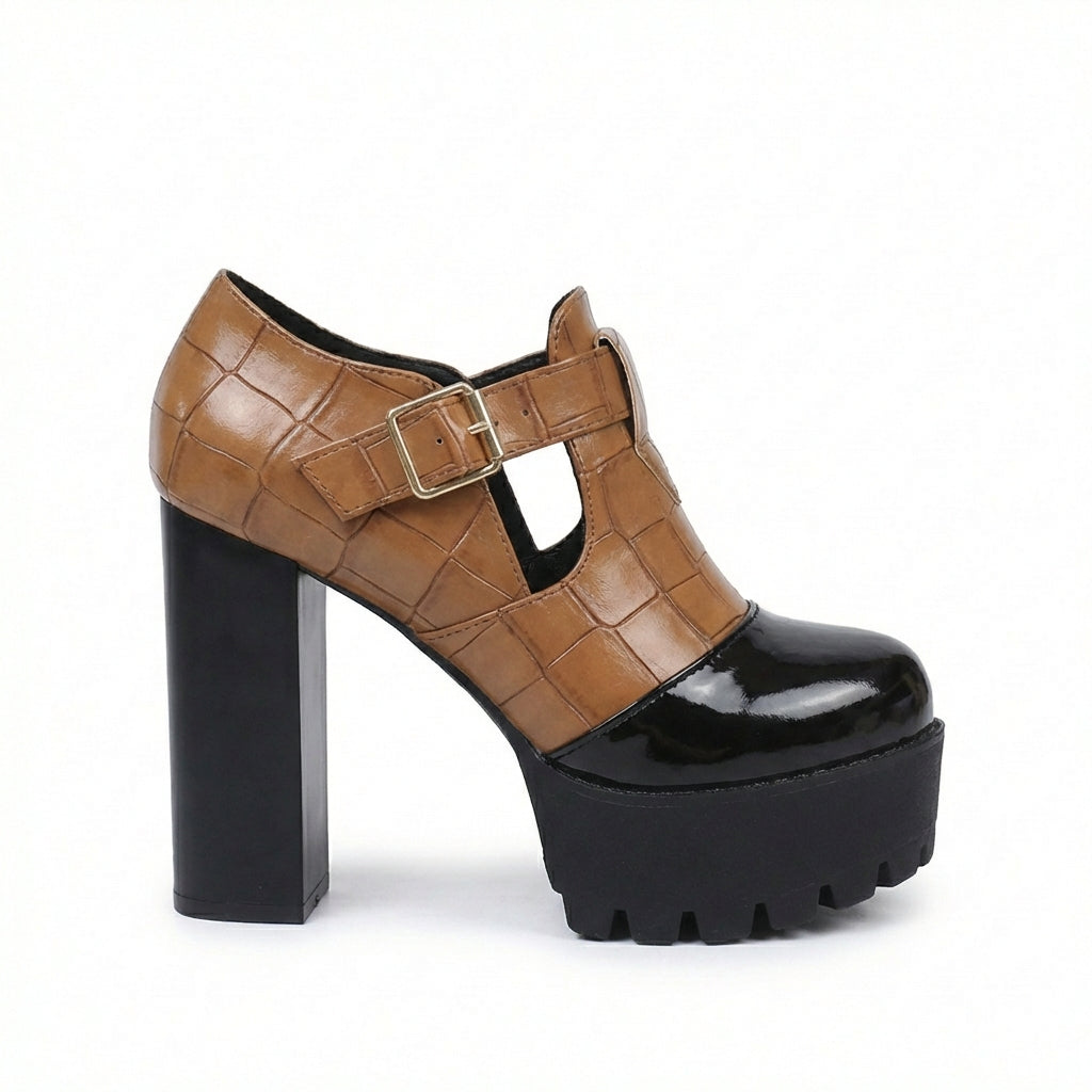 Celestine Linea Block Heels- leo