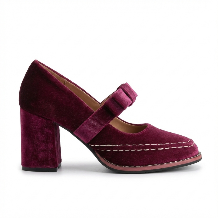 Alessia Velvet Loafers
