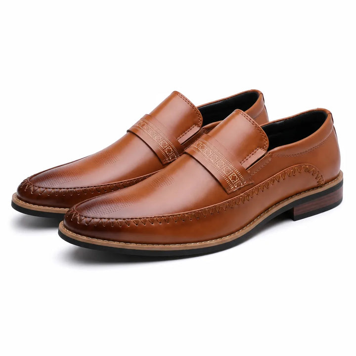 Men's Brown Redgrave Pointed Toe Loafers