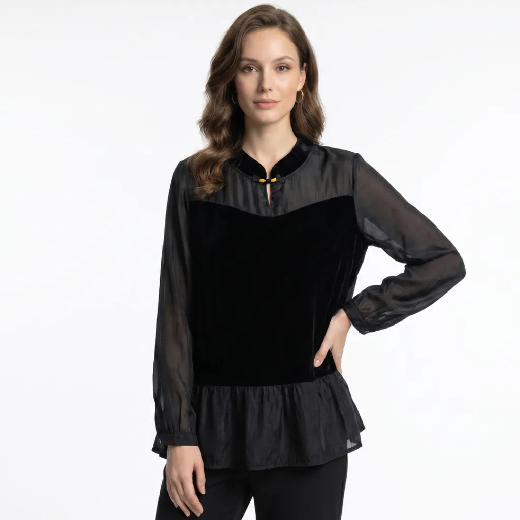 Huxley Mandarin Collar T-Shirt