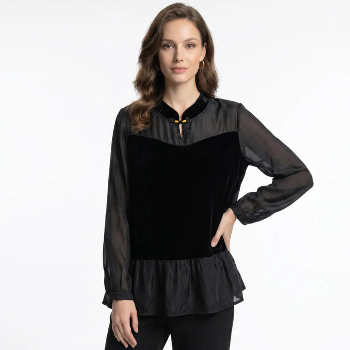 Huxley Mandarin Collar T-Shirt