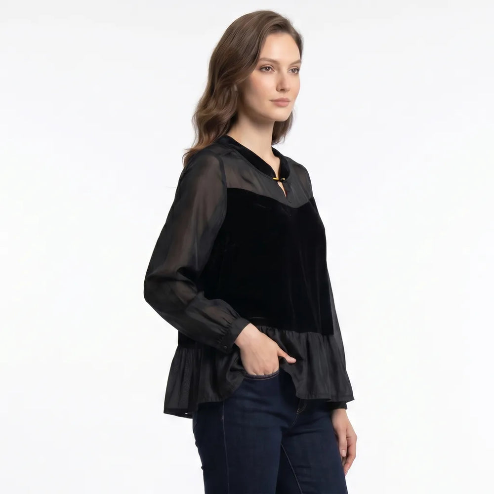 Huxley Mandarin Collar T-Shirt