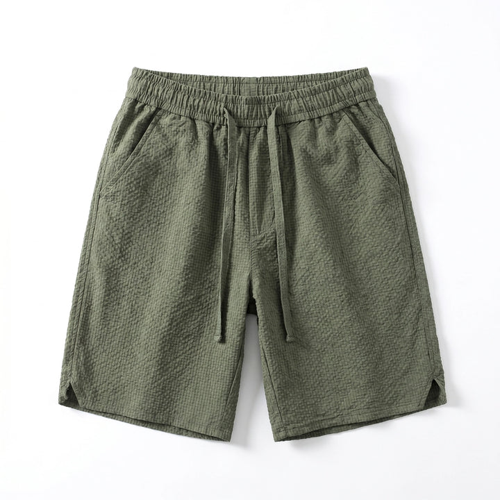 Henry Loose Fit Shorts - Color:Green;Size:S