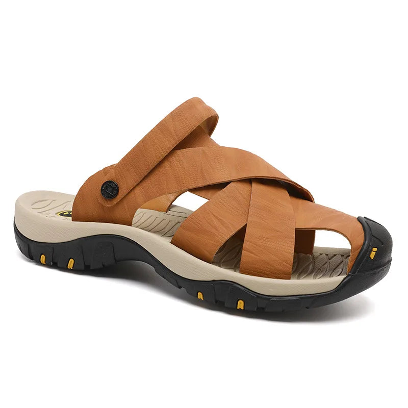 Men's Garrison Leather Clog Sandals