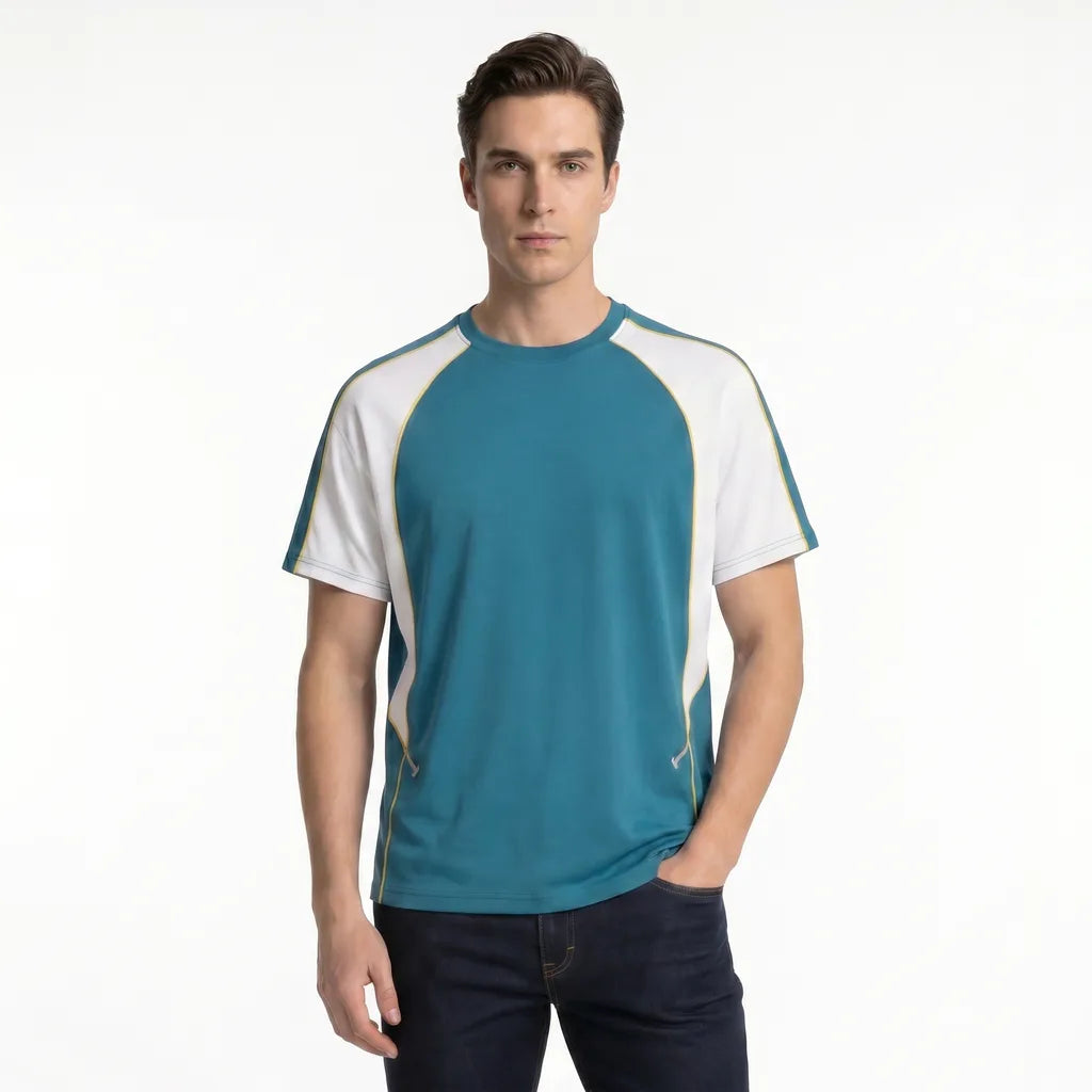 Men's Lake Blue Harlan Quick Dry T-Shirt