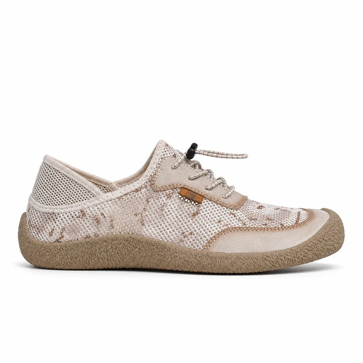 Men's Beige Leo Breathable Slip Ons