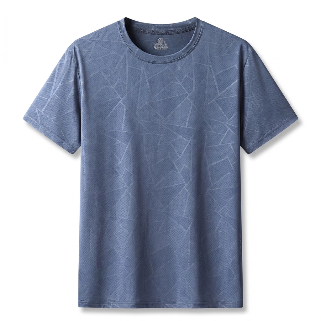 Alexander Crew Neck T-Shirt - Color:Haze Blue;Size:S