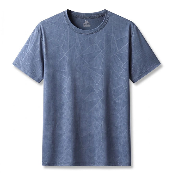 Alexander Crew Neck T-Shirt - Color:Haze Blue;Size:S
