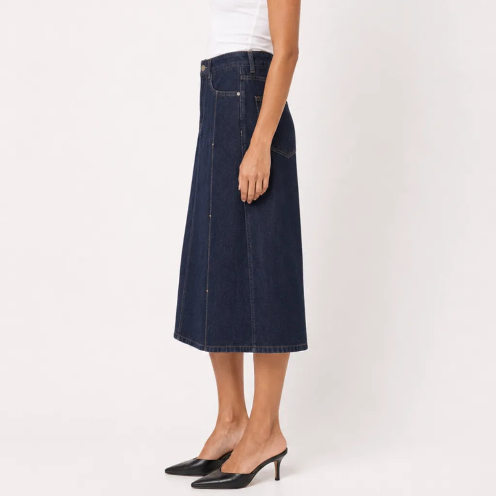 Women's Heath A Line Denim Skirt
