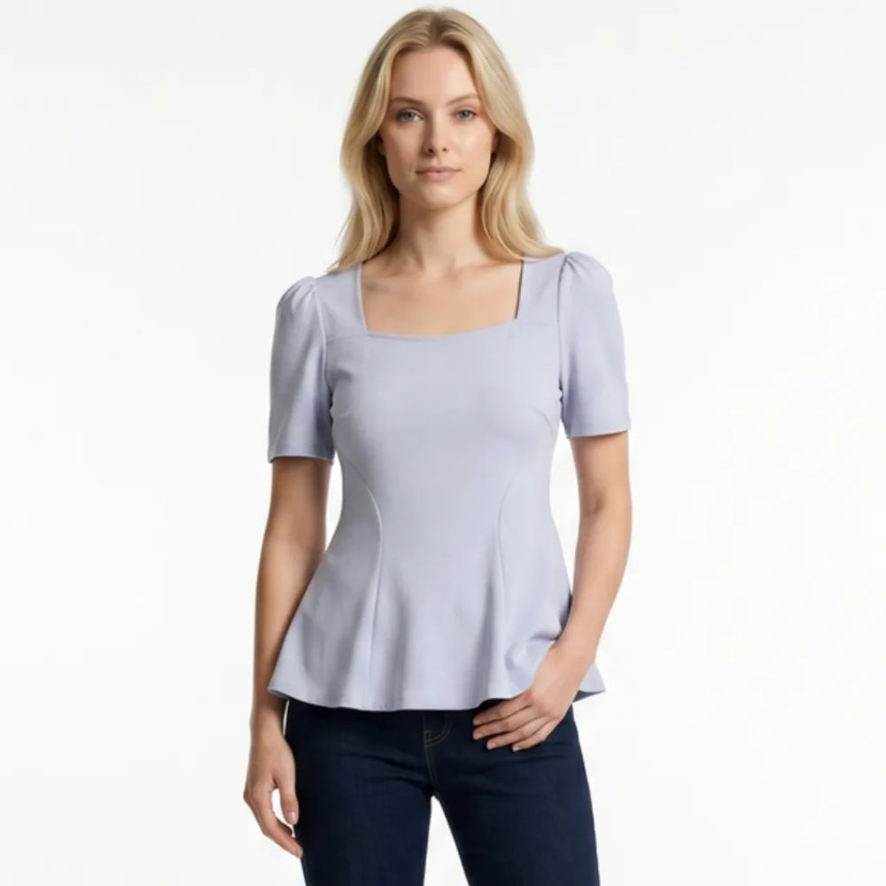 Women's Hooper Cotton Peplum Top