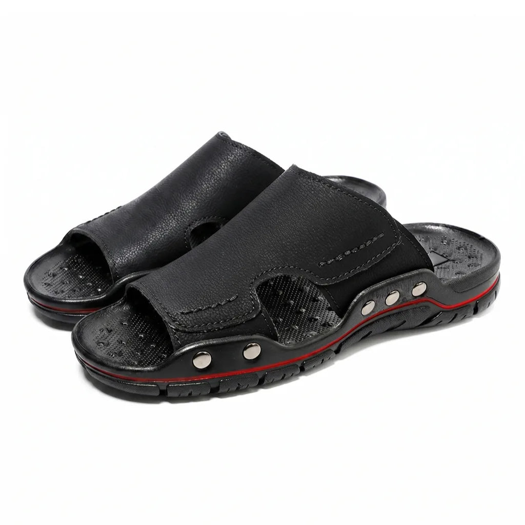 Henry Beach Sandals - Color:Black;Size:38