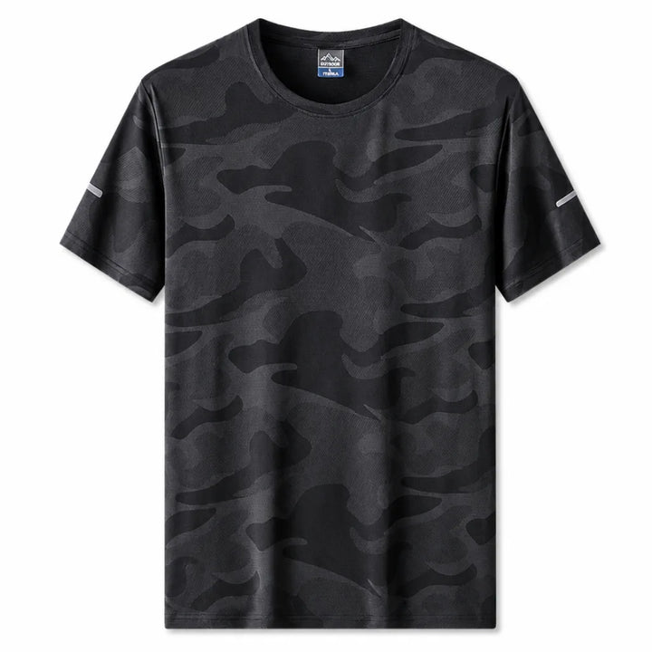 Henry Crew Neck T-Shirt - Color:Black;Size:M