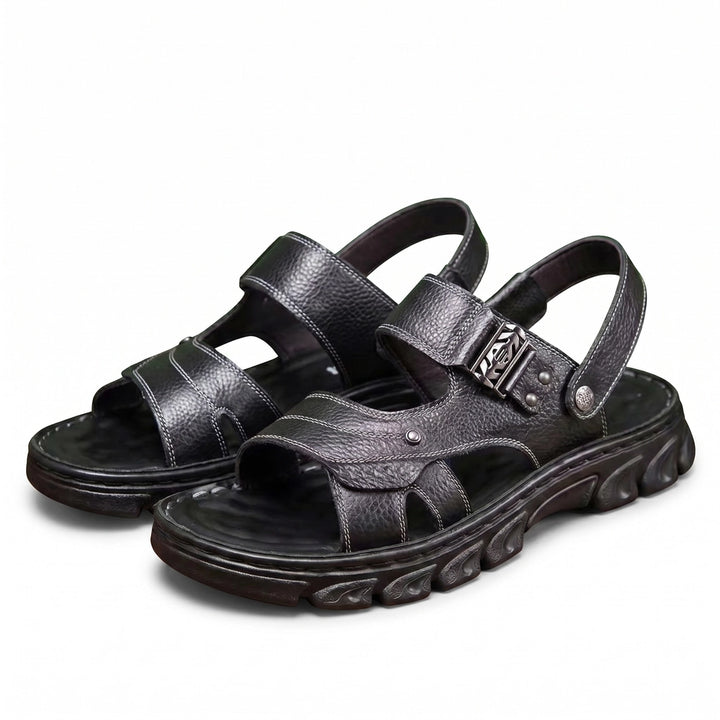 Henry Drift Beach Sandals - Color:Black;Size:40