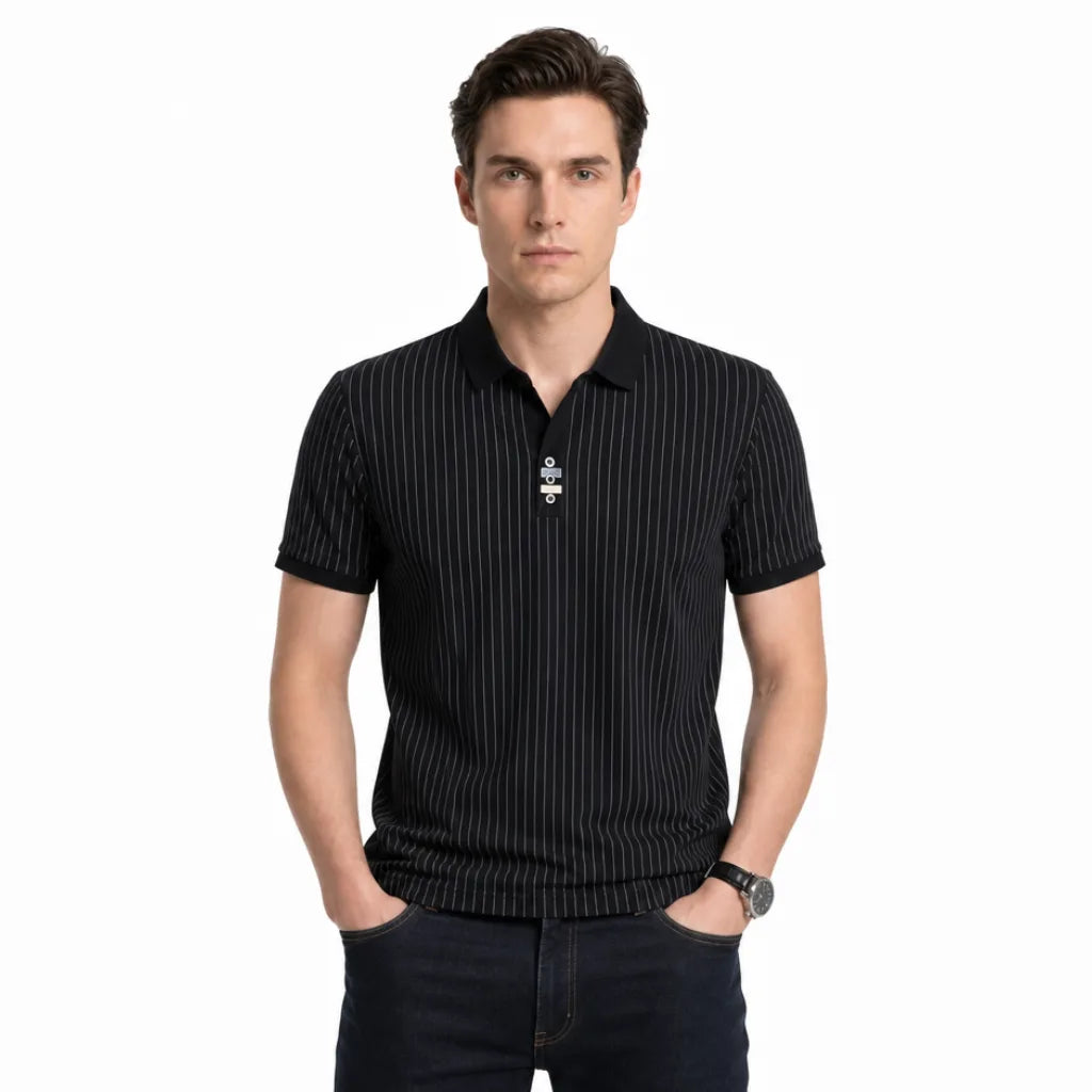 Men's Talmadge Striped Polo Shirt