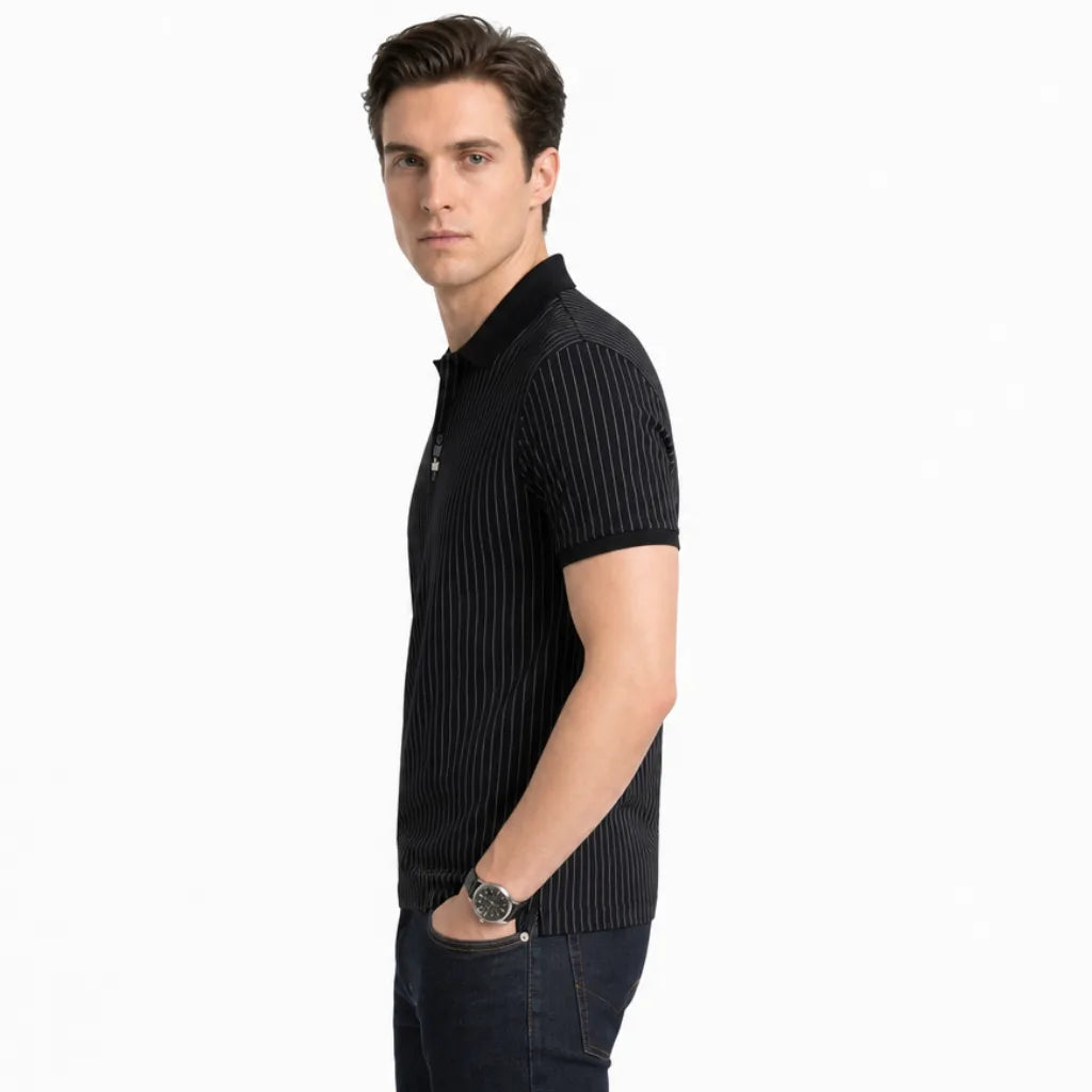 Men's Talmadge Striped Polo Shirt