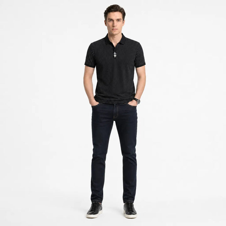 Men's Talmadge Striped Polo Shirt
