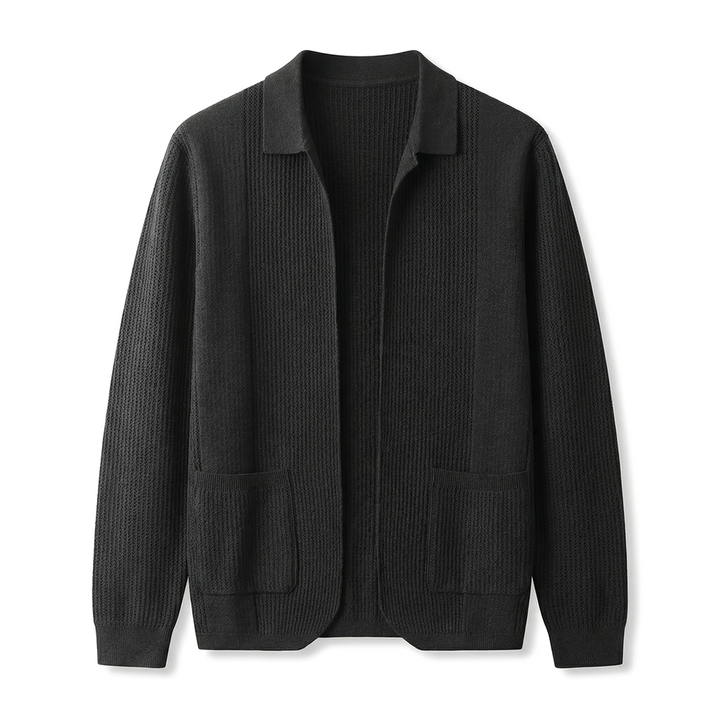 Hudson Knit Cardigan - Color:Black;Size:L
