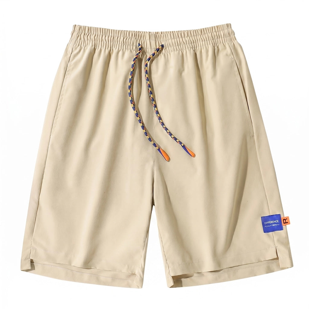 Isaac Knit Shorts - Color:Khaki;Size:M