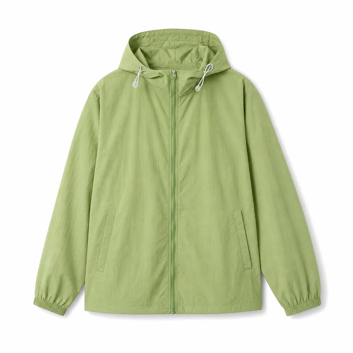 Jack Hooded Sun Jacket - Color:Green;Size:S