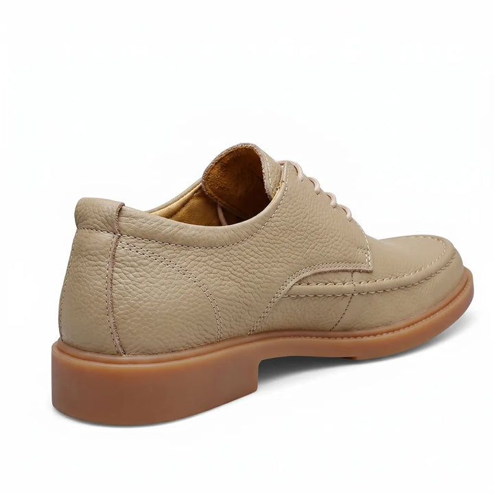 Men's Beige James Campbell Leather Derbies