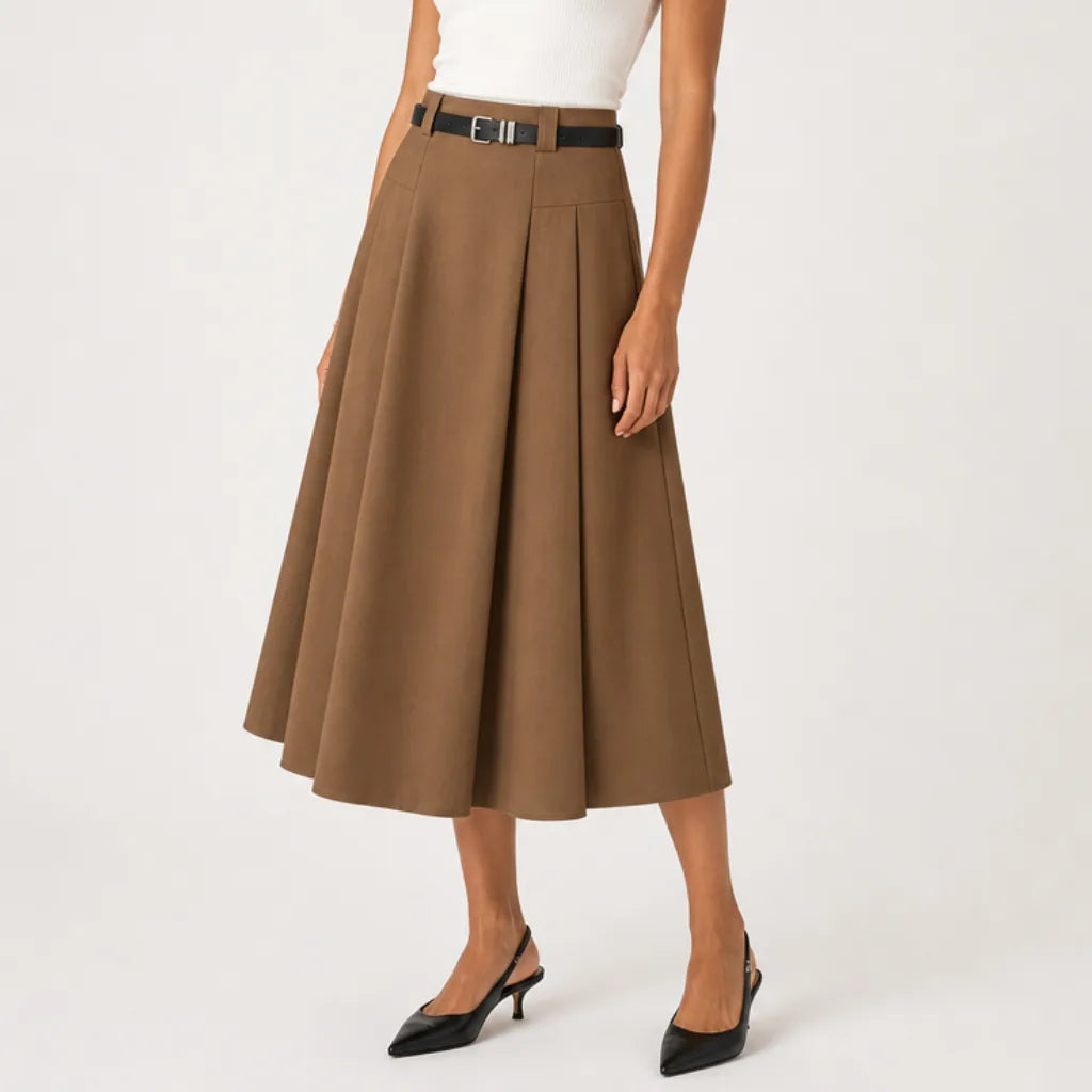 Women's Durham Pleated Midi Skirt