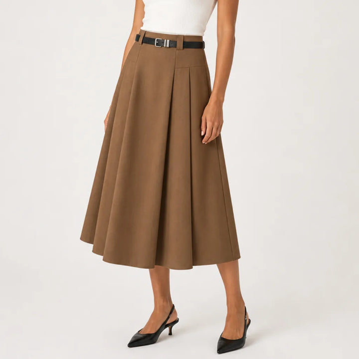 Women's Durham Pleated Midi Skirt